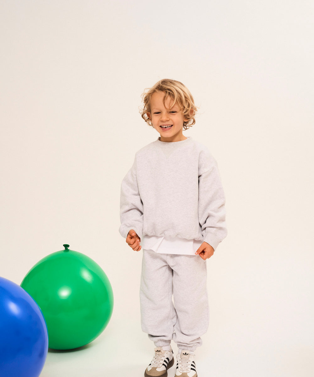 Leo Sweatshirt 0003 Light Gray Mel