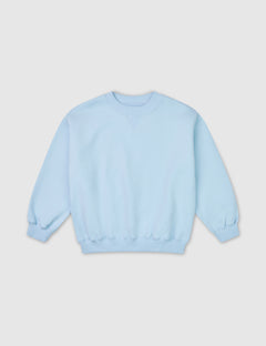 Leo Brushed Sweat 0014 Cashmere Blue